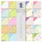 Ursus 70870099 - Scrapbook paper Block, Frühling/Blütenzauber, ca. 30,5 x 30,5 cm, 190 g/qm, 20 Blatt, beidseitig bedruckt, Vorder- und Rückseite in verschiedenen Motiven, säure und ligninfrei