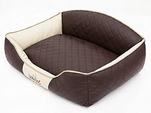 Hobbydog XXL ELIBBB1 Dog Bed Elite XXL 110X85 cm Brown-Beige, XXL, Multicolored, 4.5 kg