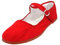 Shoes 18 Womens Cotton China Doll Mary Jane Shoes Ballerina Ballet Flats 114 Red Canvas UK 8