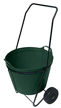 Trug Trolley - Exclusive to Home & Garden Extras. This lightweight frame with sturdy wheels makes moving garden trugs, rubber buckets, etc, around the garden easy (Green Trug)