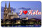 Cadora Magnetschild Kühlschrankmagnet Köln II