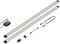 parlat LED Unterbau-Leuchte Siris, Touch-Dimmer, flach, je 90cm, je 1044lm, weiß, 2er Set