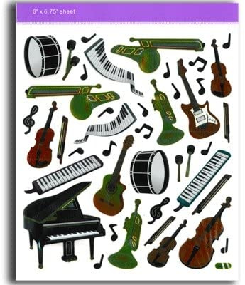 Music Stickers - Keyboard & Instrument