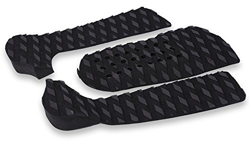 Zetiling Surfboard Tailpad, Surf Deck Traktionspad für Surfboard Longboard Shortboard Funboard Fish Skimboard(1#)