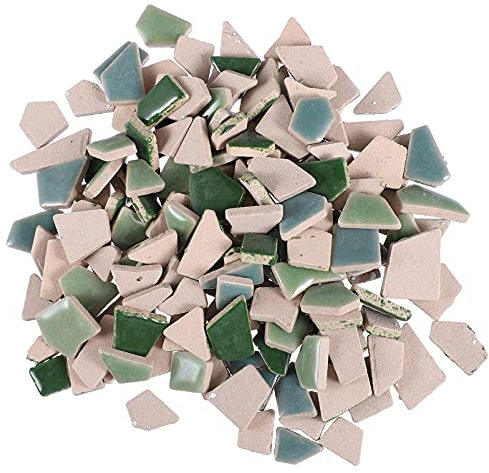 200G Piastrelle Mosaico Ceramica Colorate Tessere Irregolari per DIY Artigianato e Decorazioni per Esterni e Interni