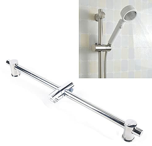 Edelstahl Verstellbar Duschstange Wandhalterung Brausekopfhalter Variabel Holder Dusche Brausestange