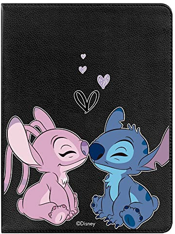 Official Disney Lilo & Stitch Kiss Classic Tablet Case for Apple iPad 2. 3. 4 [Tablet Case] [Drop Protection] 360 Degree Rotating [Stand Function]