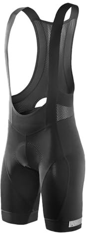 TIYGHI Cuissard à Bretelles de Cyclisme Cyclisme Bibs Shorts VTT Respirant Hommes Vélo Collants Homme Vélo Shorts Vêtements (Color : Nice Men Pad, Size : S)