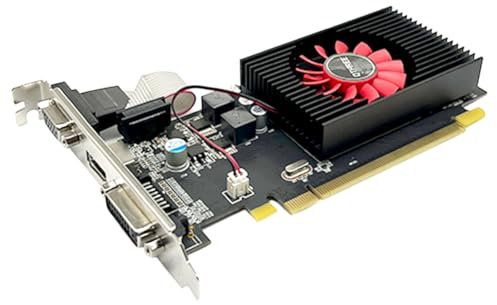 QTHREE Radeon HD 5450 Graphics Card, 1GB D3 64-bit, HDMI DVI VGA, PCI Express x16, Video Card for PC, DirectX 11, GPU