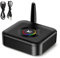 Ankilo Großer Reichweite Empfänger,Bluetooth 5.1 Empfänger Sender, Wireless Audio Adapter 2-in-1,Bluetooth Sender Transmitter mit Optisches Koaxial 3,5mm RCA AUX für Autoradio,Stereoanlage, Verstärker