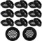 NAROSEBE 20 Pcs Rejillas Ventilacion Negro Rejilla Ventilacion 35 mm Redonda Rejilla Ventilacion Muebles Rejilla Ventilacion Armario Pequeña Malla Agujero de Acero Inoxidable para Muebles de Cocina