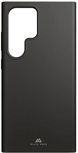 Black Rock Hülle für Samsung Galaxy S24 Ultra (Wireless Charging kompatibel, slim, ultraslim, stabiler Rahmen, hochwertiges Cover, Handyhülle für Samsung Galaxy, Case, Silikonhülle, Silikon) schwarz