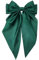 NYGGTYK 1 pince à cheveux avec nœud - Accessoire de cheveux - Nœud uni - Accessoires de cheveux à pompons - Grand accessoire de cheveux pour femme (vert)