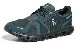 On Men's Cloud 6 Sneakers, Evergreen/Black, 49 EU