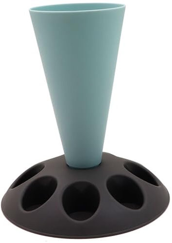 Piping Bag Stand Pastry Bag Holder Piping Bag Holder with 8 Slots Nozzles Holder Plastic Pastry Bag Stands for Cake Decorating Kit, Baking Accessories