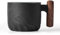 Espressotassen 70 ml, Mini Espresso Tassen, Kleine Espressotassen, Premium Espresso Tassen mit Henkel, Kaffeetasse aus Keramik, Mini Teetasse (Schwarz)
