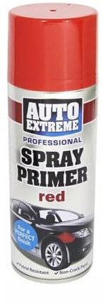 SDMAX Primer Red Spray Paint, Matte Finish, Fast Drying, Non-Cracking, Easy To Use, Long-Lasting, Lightweight And Portable, Interior & Exterior Use, 400ml (1PCS)