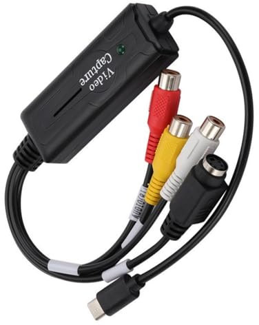 YIGZYCN S Video To USB 720p Captures Carte USB 2.0 Transfert Enregistrement Grabber Live Streaming Dispositif pour Jeux