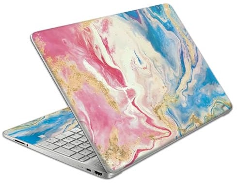 Laptop Skin Decal HP 15.6 - Marbling, Laptop Cover Sticker, No Cutting Required, No Bubble, Waterproof, Scratch Resistant - Including Wide Screen and Wrist Pad