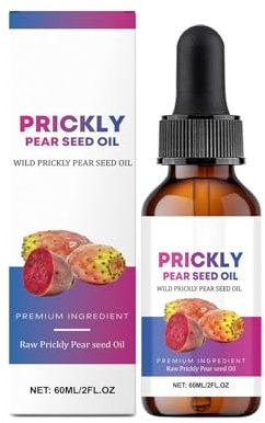 Huile De Pépins De Figue De Barbarie Bio,2025 New Pure Cactus Seed Essential Oil,Pressée à Froid,Huile Pepin De Figue De Barbarie,Huile Figue De Barbarie,Anti âge Et Anti Cerne Bio