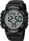 caprock Relojes Digitales para Hombre, Luminoso, Resistente al Agua, 5 ATM, Reloj Deportivo Digital con Correa de Goma, Reloj de Pulsera con Pantalla LED, Alarma, cronómetro, Negro-Blanco