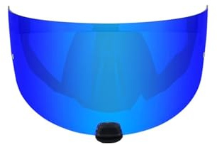 ERYUE Motorradhelm-Visier, Ersatz für I70 I10 Helm, Anti-, Anti-Beschlag, Anti-Kratzer, Windschutzscheibe, Linse Zum Fahren, Material PC, Rot, Blau, Transparent, für Motorradfahrer (Rot)
