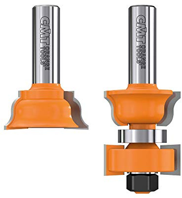 CMT 855.801.11 Flute & Bead Set, 1/2-Inch Shank, orange