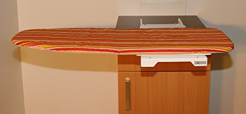 HÄFELE Planche à repasser Ironfix 568.60.793 à encastrer au meuble ou tiroir avec housse de protection