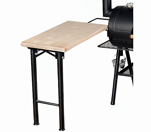 Joe´s Barbeque Seiten-Arbeitstisch Tisch, holz/schwarz