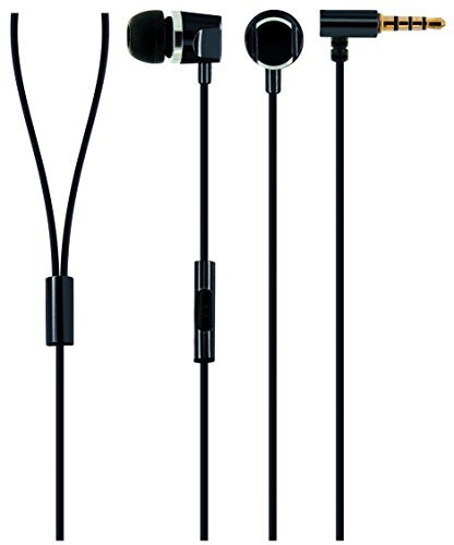 Schwaiger KH410S 531 In-Ear Kopfhörer (Slimkabel, Metallgehäuse) schwarz