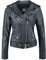 Urban Leather Damen Jacke Biker Perfecto Ladies, Schwarz, Große : 3XL, UR-135