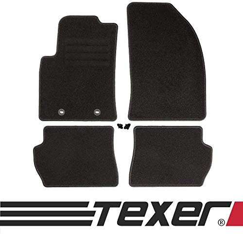 TEXER Textil Fußmatten Passend für Ford Fiesta V Bj. 2004-2008 Basic