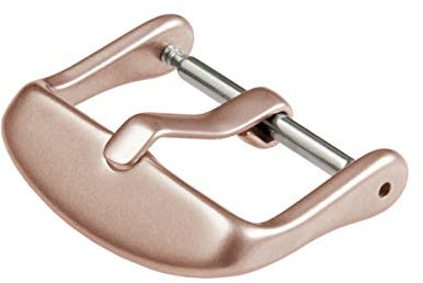 Archer Watch Straps - Boucles de bracelet de montre en acier inoxydable (Or Rose Mat, 18mm)