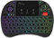 Rii Mini X8 Wireless - Tastiera Retroilluminata Con Layout Italiano, Mouse Touchpad e Rotellina di Scorrimento per Smart TV, TV Box, PC, Computer, Console
