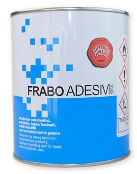 TENDAGGIMANIA Colla per Tessuti, Gommapiuma, Legno, Pannelli Fonoassorbenti - Collante Forte Ideale per Tappezzeria e Fai da Te - a Pennello 850 gr - Made in Italy