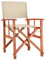Casaria® Gartenstuhl Balkonstuhl Holz Creme FSC®-Zertifiziert Klappbar 160kg Belastbar Bezug 30° Waschbar Armlehne Klappstuhl Garten Balkon Camping Wetterfest Eukalyptus 56,5x86cm