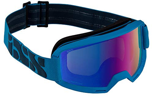 IXS Goggle Hack Racing Blue/Mirror Cobalt Sonnenbrille, blau, Einheitsgröße