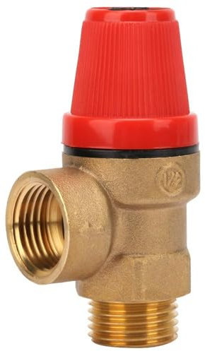 Valvola di sicurezza 1/2'' 3,0 bar, impianto sanitario Valvola di sicurezza Valvola di ritegno filettata Valvola di sicurezza a membrana per scaldabagni chiusi