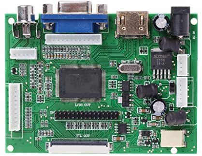 MIKI-Z AT070TN909294 7-Zoll-VGA-50-Pin-LCD-Treiberplatine LCD-TTL-LVDS-Controller-Platine