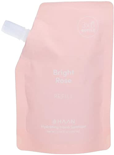 HAAN Aroma Bright Rose Nachfüllpackung für hydroalkoholisches Gel, feuchtigkeitsspendend, 100 ml, mit Aloe Vera
