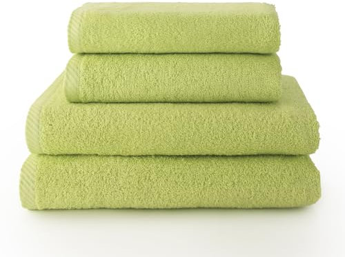 Top Towel - Plus - Toallas de baño grandes - Toallas baño - 2 toallas de mano o lavabo + 2 toallas de ducha - Algodon 100% - Lima
