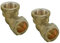 UKDD® Lot de 2 coudes femelles en laiton coudé 90 coudes 22 mm x 1,9 cm