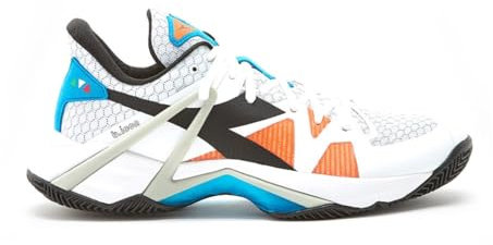 Diadora Herren B.Icon Clay Tennisschuhe Sandplatzschuh Weiß - Schwarz 44,5