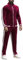 RPOVIG Herren-Jogging-Trainingsanzug, Velours-Sweatsuit Samt, 2-teiliges Set mit Reißverschluss, Sweatshirts, Jacke, Hose mit Taschen, Rot/Ausflug, einfarbig (Getaway Solids), X-Large
