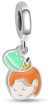 Streetculture Froschkönig Frosch Prinzessin Bettelarmband Kette Anhänger Schmuck Dekoration Zubehör 925 Silber Geschenk Sterlingsilber