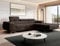 MODERNO Ecksofa mit Schlaffunktion und Bettkasten NORBERG - Sofa mit 3 Sitzen und Robusten Überzug - Schlafcouch L-Form - Modern Couch 72x279x205 cm - Ecke Rechts Braun