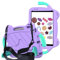 Funda protectora para iPad de 10.2 pulgadas (modelo 2021/2020/2019, 9/8/7 generación) para niños, ligera, EVA+PC, apta para niños, a prueba de golpes, con asa y correa para el hombro (morado)