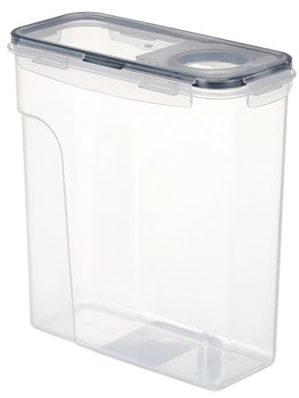 Ronyme 3D-Drucker-Filament-Box, Lebensmittelkanister, 4 l, multifunktionaler Aufbewahrungsbehälter für Filament, trockene Lebensmittel, für 1 kg, Schwarz ohne Halter