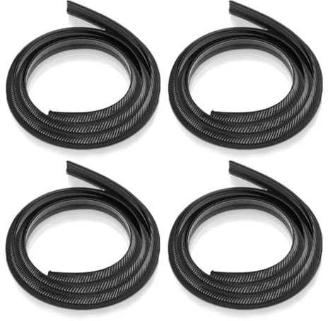 equlup 4 Stück Universal-Rad-Augenbrauenschutz, Lippenverkleidung, Kratzfest, Kotflügelverbreiterung, 72 cm, 28,4 Zoll, Auto-Radlauf-Lippen-Kotflügelverbreiterungen Für Autos(#1)