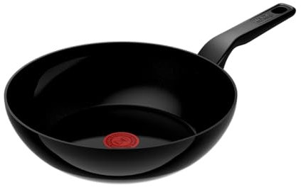 Tefal Renew Black Wokpan 28 cm Zwart